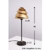 Holländer SNAIL ONE Tafellamp Bruin, Goud, 1-licht