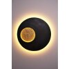 Holländer LUNA Muurlamp LED Bruin, Goud, 1-licht