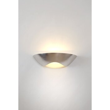 Holländer MATTEO CURVE Muurlamp Zilver, 1-licht