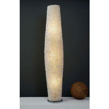 Holländer SIRENA BIANCO Staande lamp Wit, 3-lichts