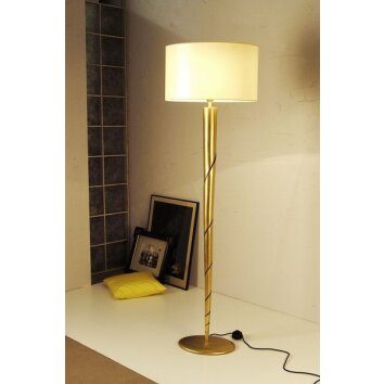 Holländer INNOVAZIONE Staande lamp Goud, Wit, 1-licht