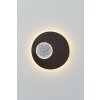 Holländer LUNA Muurlamp LED Bruin, Zwart, Zilver, 1-licht