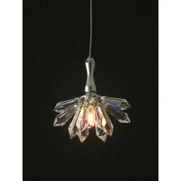 Holländer SERENATA FIORE Hanglamp Zilver, 1-licht