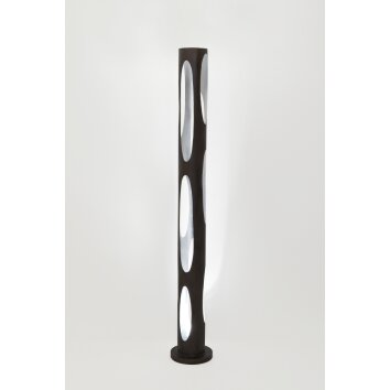 Holländer MASCHA Staande lamp Bruin, Zwart, Zilver, 1-licht