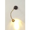 Holländer SNAIL TWO Muurlamp Bruin, Goud, Zwart, 1-licht