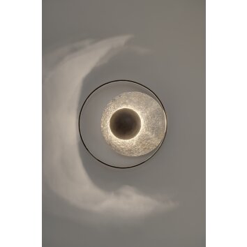 Holländer SATELLITE Muurlamp Zwart, Zilver, 4-lichts