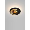 Holländer SPIRALE Plafondlamp LED Bruin, Goud, Zwart, 1-licht