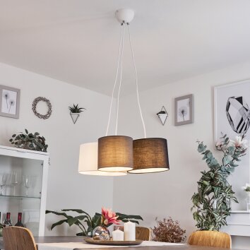 Tveid Hanglamp Wit, 3-lichts