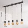 Ajaccio Hanglamp Oud zilver, 5-lichts