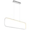 Globo SILLA Hanger LED Nikkel mat, 1-licht