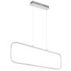 Globo SILLA Hanger LED Nikkel mat, 1-licht