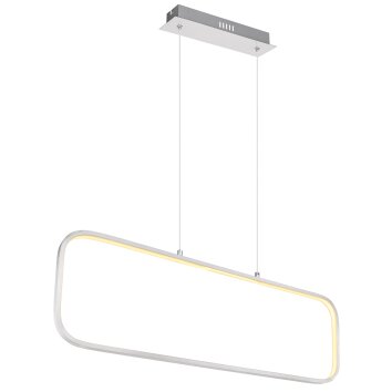 Globo SILLA Hanger LED Nikkel mat, 1-licht