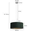 Steinhauer Sparkled Light Hanglamp Staal geborsteld, 1-licht