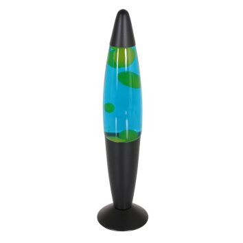 Steinhauer Volcan Lavalamp Zwart, 1-licht