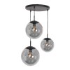 Steinhauer Bollique Hanglamp Zwart, 3-lichts