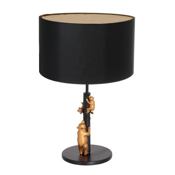 Steinhauer Animaux Tafellamp Goud, Zwart, 1-licht