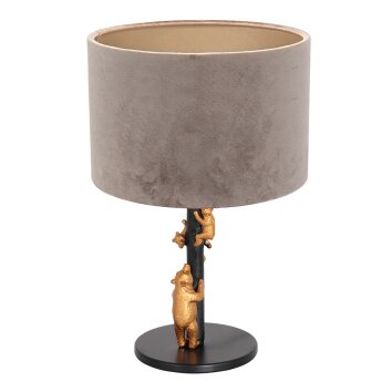 Steinhauer Animaux Tafellamp Goud, Zwart, 1-licht