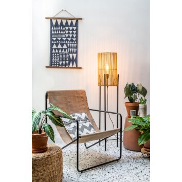 Lucide JANTINE Staande lamp Zwart, 1-licht