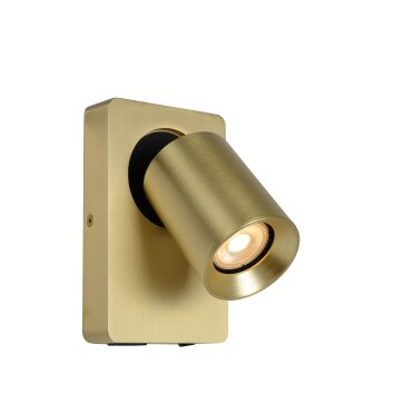 Lucide NIGEL Muurlamp LED Goud, Messing, 1-licht