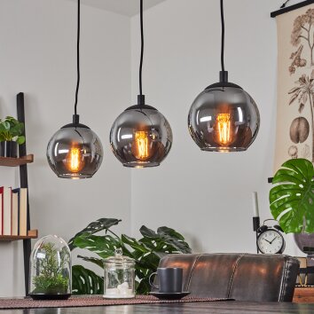 Sernf Hanglamp Zwart, 3-lichts