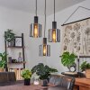 Klemtoo Hanglamp Zwart, 3-lichts