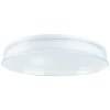 Brilliant Leanna Plafondlamp LED Wit, 1-licht, Afstandsbediening, Kleurwisselaar