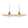 Elobra Colombia Retro Hanglamp Natuurlijke kleuren, 2-lichts