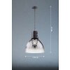 Fischer & Honsel Londo Hanglamp Zwart, 1-licht