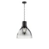 Fischer & Honsel Londo Hanglamp Zwart, 1-licht