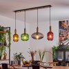 Goldenville Hanglamp Messing, Zwart, 4-lichts