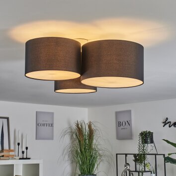 Payette Plafondlamp Wit, 3-lichts