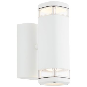 Brilliant Traver Buiten muurverlichting Wit, 2-lichts