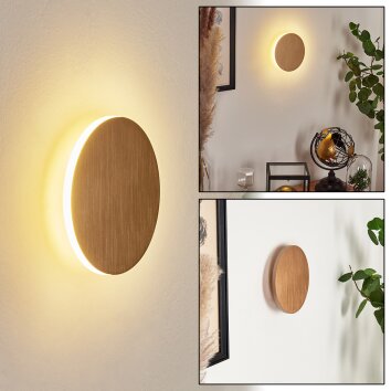 Comallo Muurlamp LED Goud, Messing, 1-licht