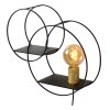 Lucide CIRCLE Muurlamp Zwart, 1-licht