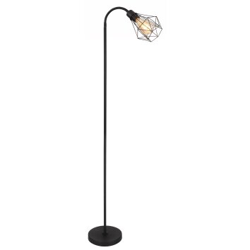 Globo ISABELLA Staande lamp Zwart, 1-licht