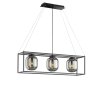 Fischer & Honsel Regi Hanglamp Zwart, 3-lichts