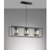 Fischer & Honsel Regi Hanglamp Zwart, 3-lichts