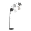 Fischer & Honsel Annecy Staande lamp Zwart, 5-lichts