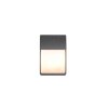 Trio Mersey Buiten muurverlichting Antraciet, 2-lichts