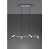 Trio MARLEY Hanglamp Nikkel mat, 4-lichts