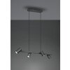 Trio MARLEY Hanglamp Zwart, 4-lichts