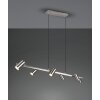 Trio MARLEY Hanglamp Nikkel mat, 6-lichts