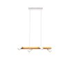 Trio MARLEY Hanglamp Natuurlijke kleuren, Wit, 4-lichts