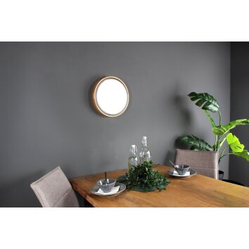 Luce Design SOLSTAR Muurlamp LED Natuurlijke kleuren, Zwart, 1-licht