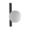 Luce Design PLUTO Muurlamp Zwart, 1-licht