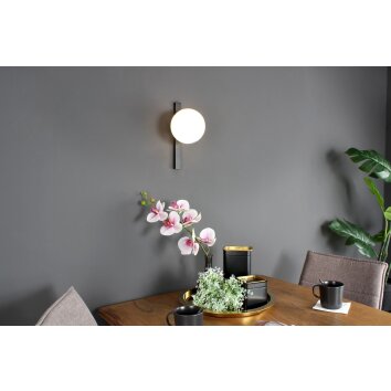 Luce Design PLUTO Muurlamp Zwart, 1-licht