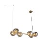 Luce Design PLUTO Hanglamp Goud, 6-lichts