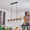 Tenche Hanglamp Natuurlijke kleuren, Zwart, 5-lichts