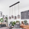 Tallaboa Hanglamp Bruin, Zwart, 4-lichts