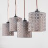 Tallaboa Hanglamp Bruin, Zwart, 4-lichts